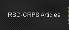 RSD-CRPS Articles